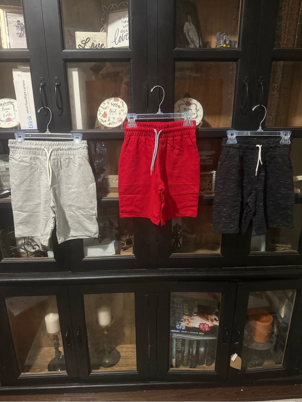 Lot of (3) brand new boys Wonder Nation athletic shorts - size medium / 8